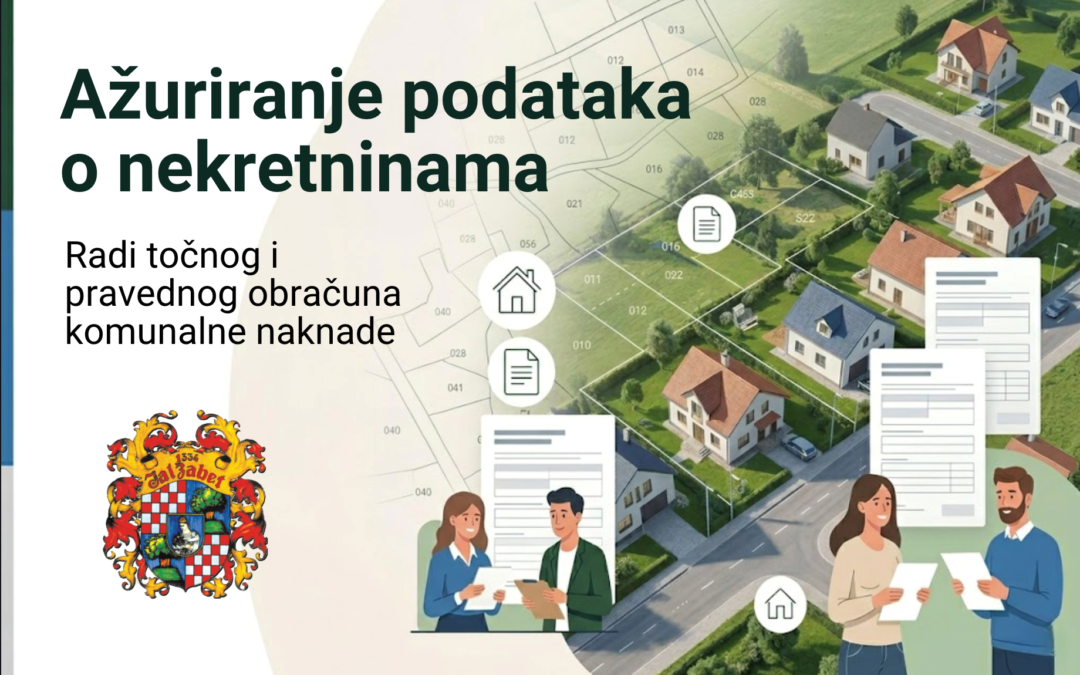 Obavijest o provedbi postupka utvrđivanja površina nekretnina radi obračuna komunalne naknade